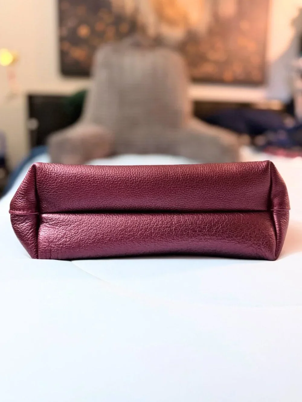 Ultra Violet Original Crossbody Tote by Portland Leather Goods